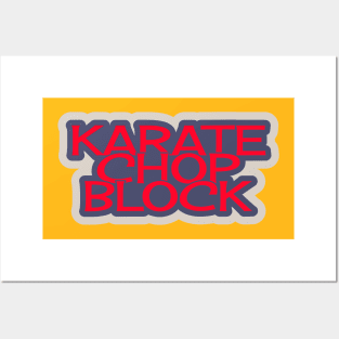 Judo Karate Chop Block Posters and Art